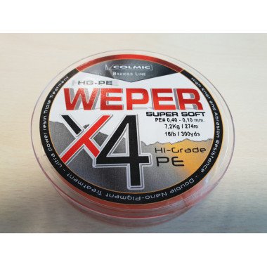 Colmic Weper - PE 4X - Orange - 100Yds